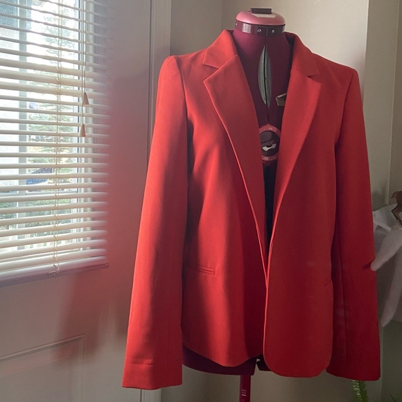 Silence and Noise women rust orange lined long sleeves cardigan. Size M. Used. - Picture 1 of 8